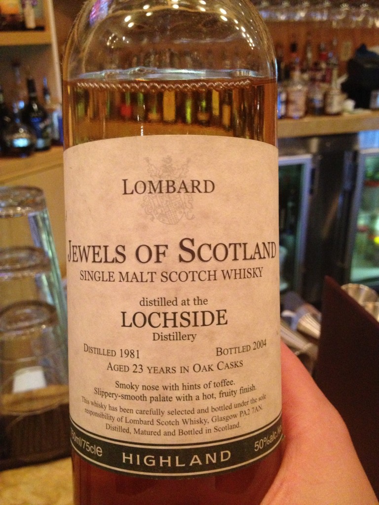 Lochside whisky, whisky